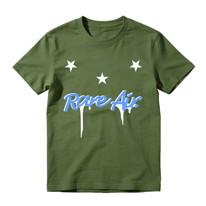 Rare Air Stars Drip Design Sneaker T Shirt Matching Jordan 14 University Blue