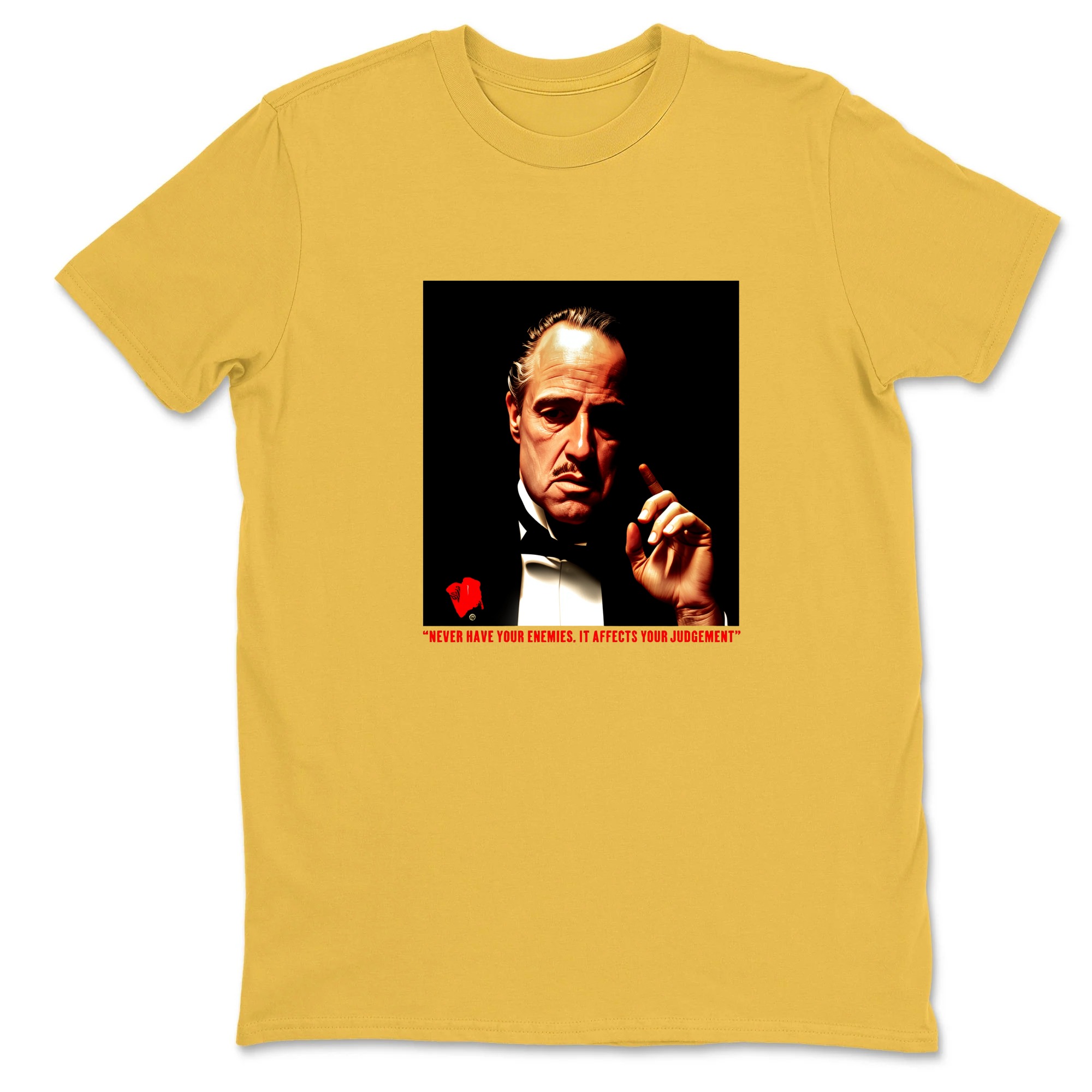 Vito Corleone Portrait With Rose Sneaker T Shirt Matching Jordan 13 OG Chicago Red/White