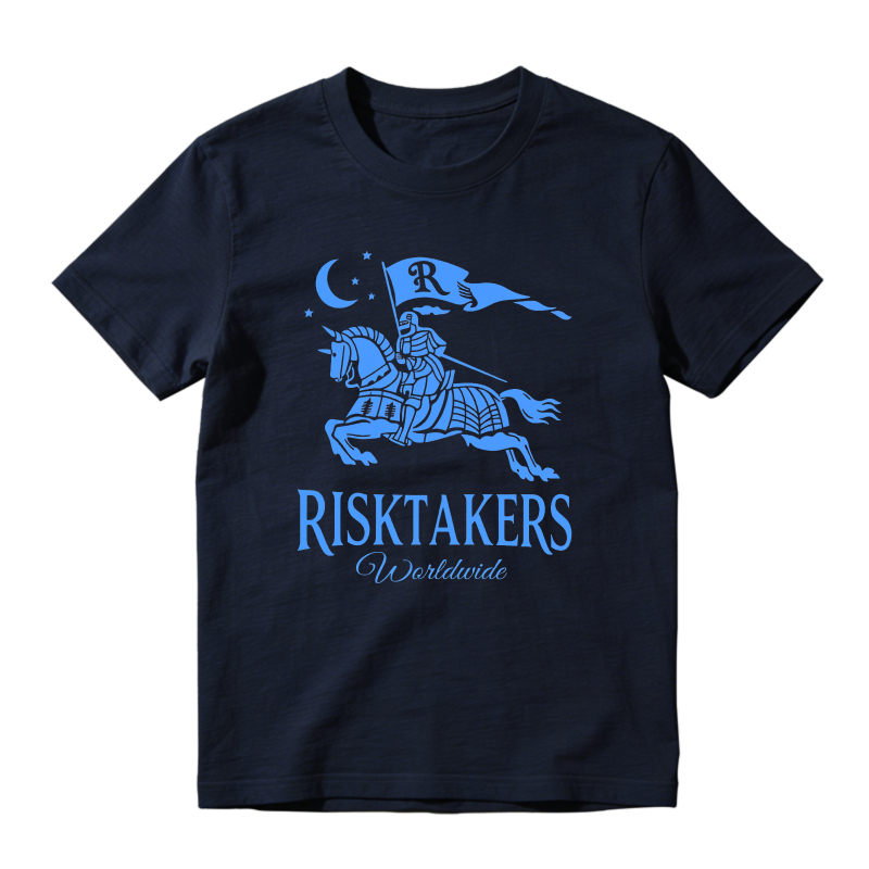 Knight On Horse With Flag Sneaker T Shirt Matching Jordan 14 University Blue
