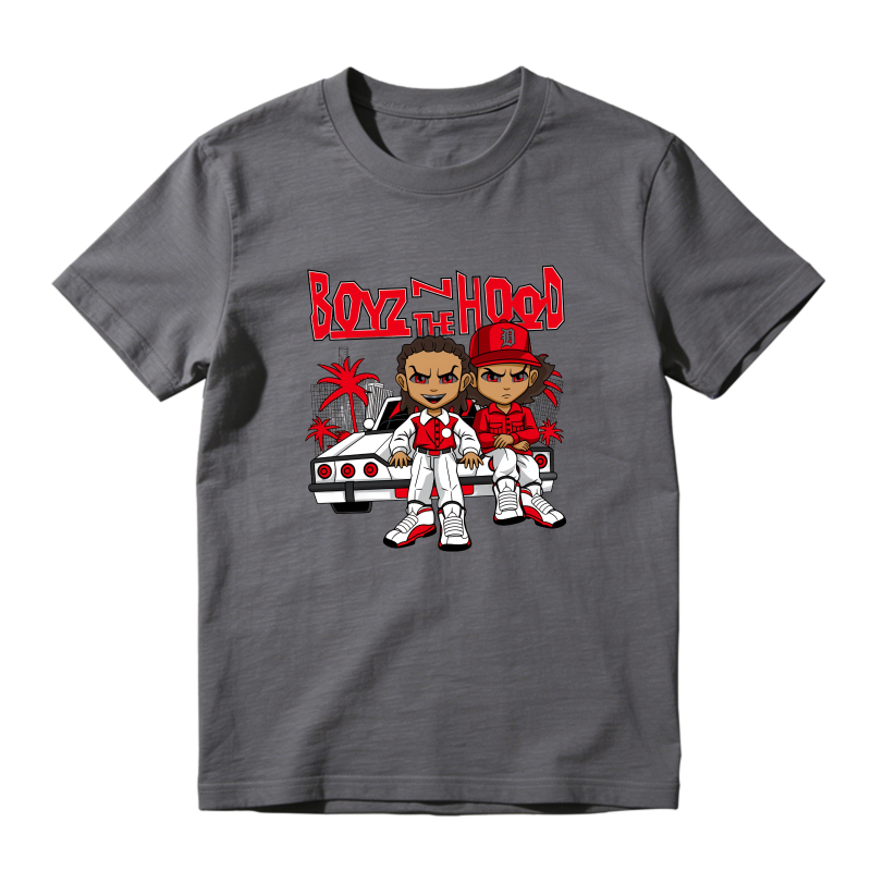 Boyz In The Hood Cartoon Characters Sneaker T Shirt Matching Jordan 13 OG Chicago Red/White