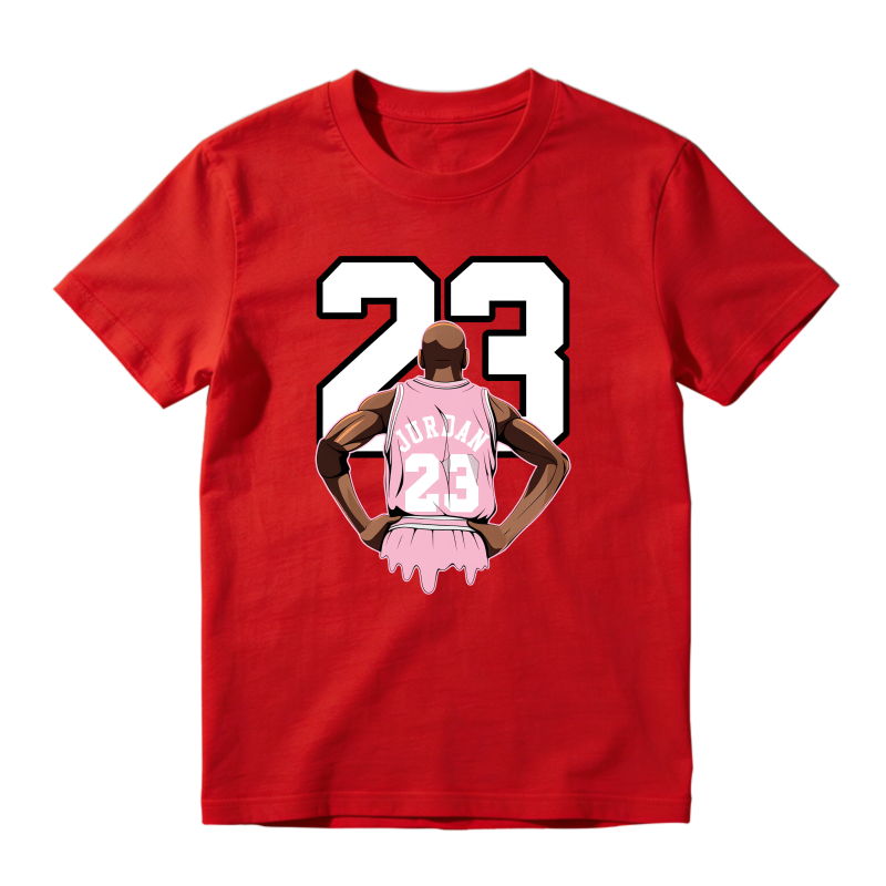 Jordan Number Twenty Three Sneaker T Shirt Matching  Air Jordan 5 Retro OG AJ5 Medium Soft Pink