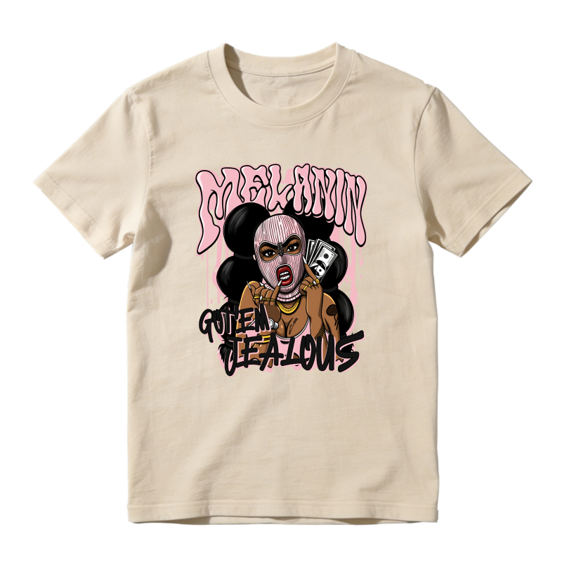 Pink Queen Cartoon Character Design Sneaker T Shirt Matching  Air Jordan 5 Retro OG AJ5 Medium Soft Pink