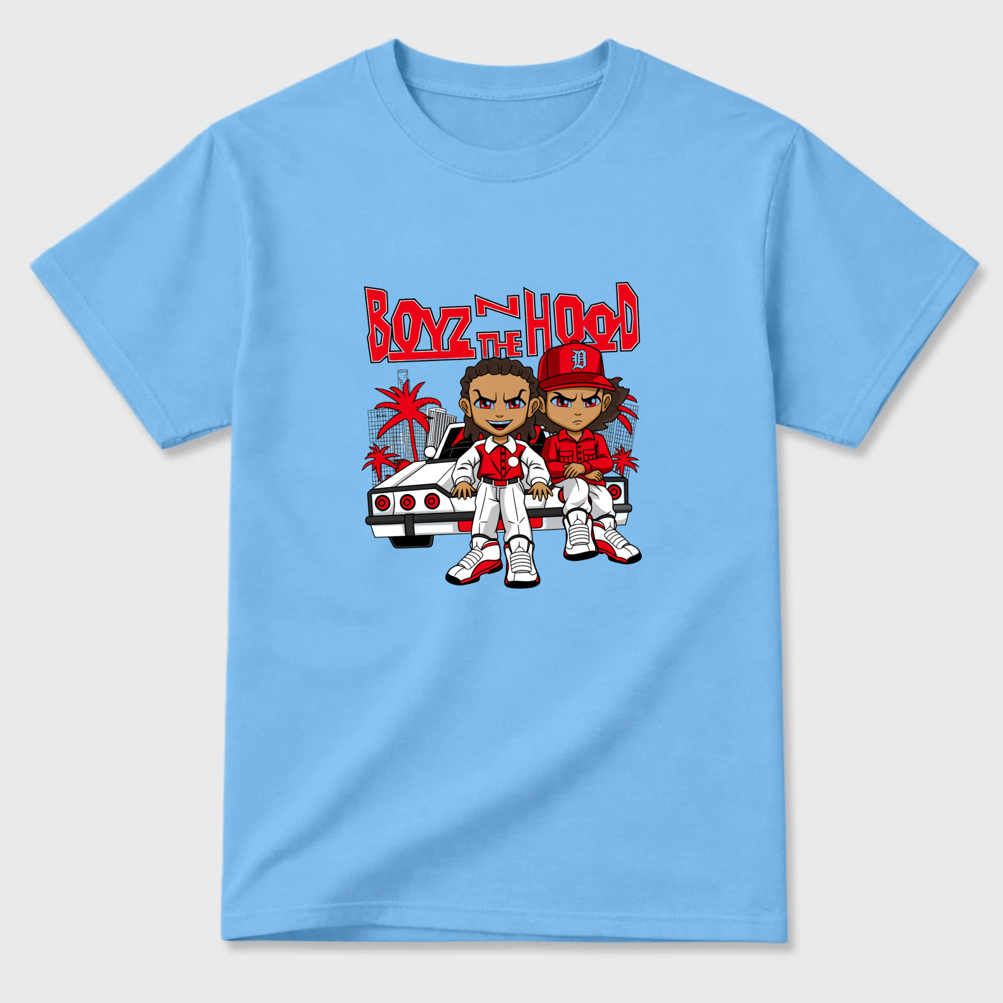 Boyz In The Hood Cartoon Characters Sneaker T Shirt Matching Jordan 13 OG Chicago Red/White