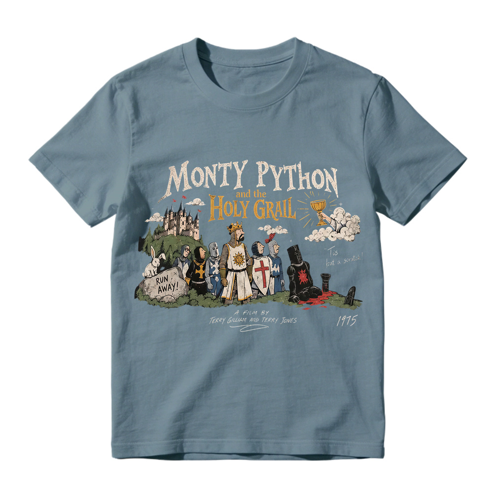 1975 British Comedy Graphic Tee,Funny Cult Cinema Apparel, Classic Movie Gift for Men and Women