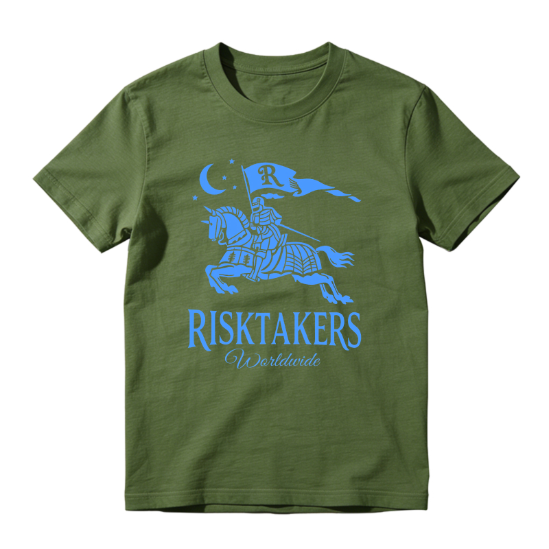 Knight On Horse With Flag Sneaker T Shirt Matching Jordan 14 University Blue