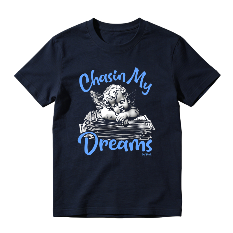 Chasin My Dreams Angel Books Sneaker T Shirt Matching Jordan 14 University Blue