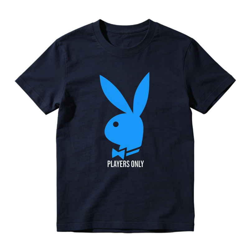 Blue Bunny With Bow Tie Players Only Sneaker T Shirt Matching Jordan 14 University Blue