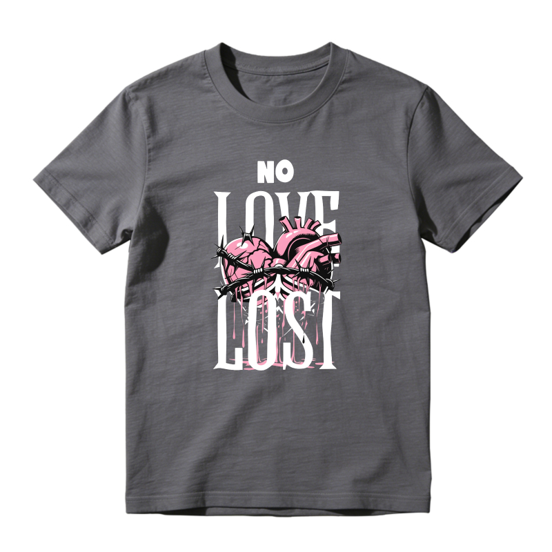 No Love Lost Heart Sneaker T Shirt Matching  Air Jordan 5 Retro OG AJ5 Medium Soft Pink