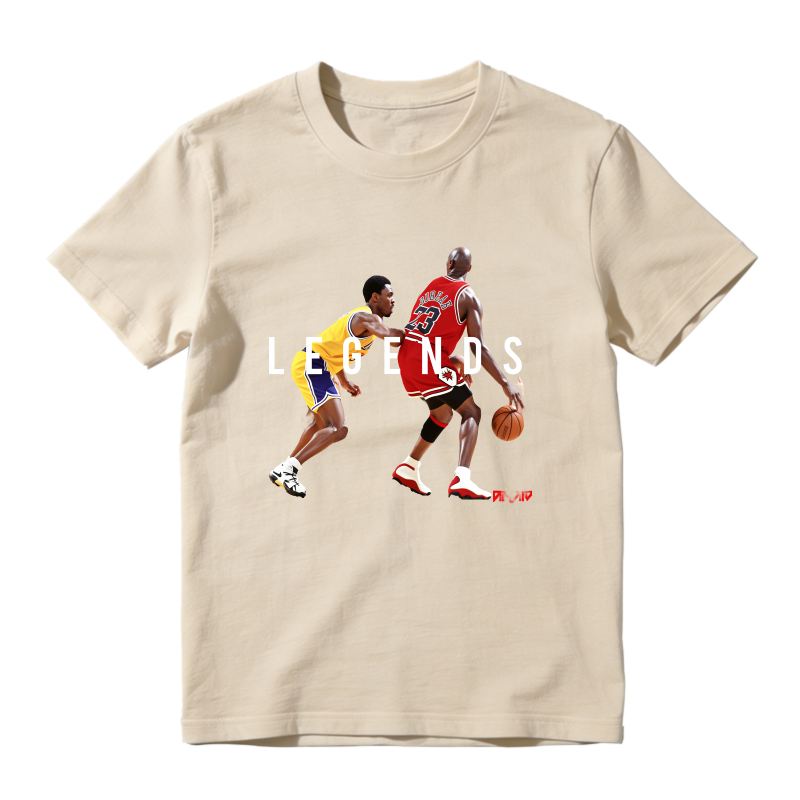 Legends Basketball Players Action Pose Sneaker T Shirt Matching Jordan 13 OG Chicago Red/White