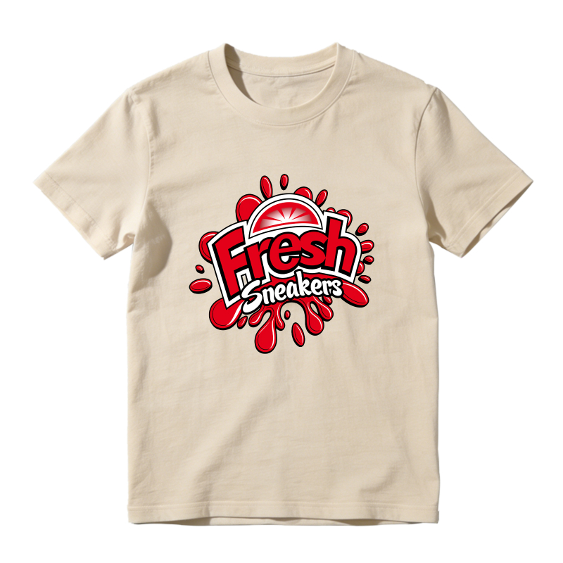 Fresh Sneakers Logo Design Print Sneaker T Shirt Matching Jordan 13 OG Chicago Red/White