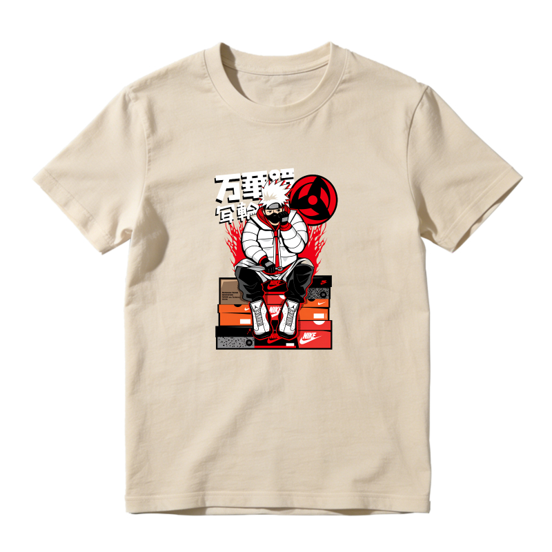 Manga Character Sitting On Boxes Sneaker T Shirt Matching Jordan 13 OG Chicago Red/White