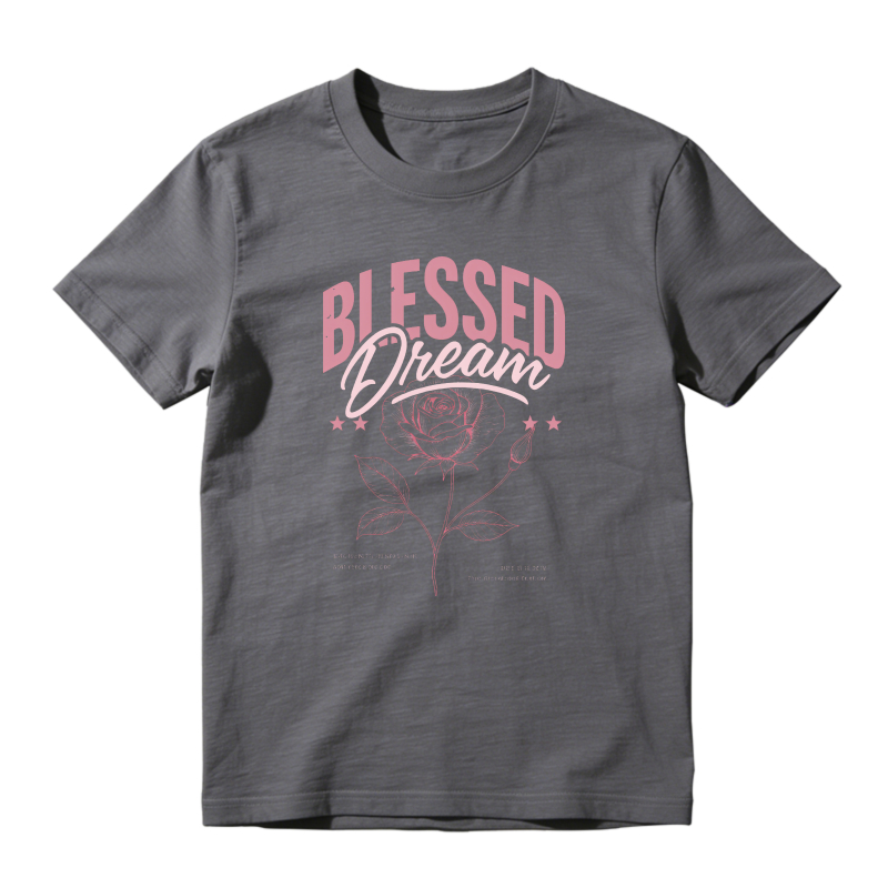 Blessed Dream Rose Print Design Sneaker T Shirt Matching  Air Jordan 5 Retro OG AJ5 Medium Soft Pink