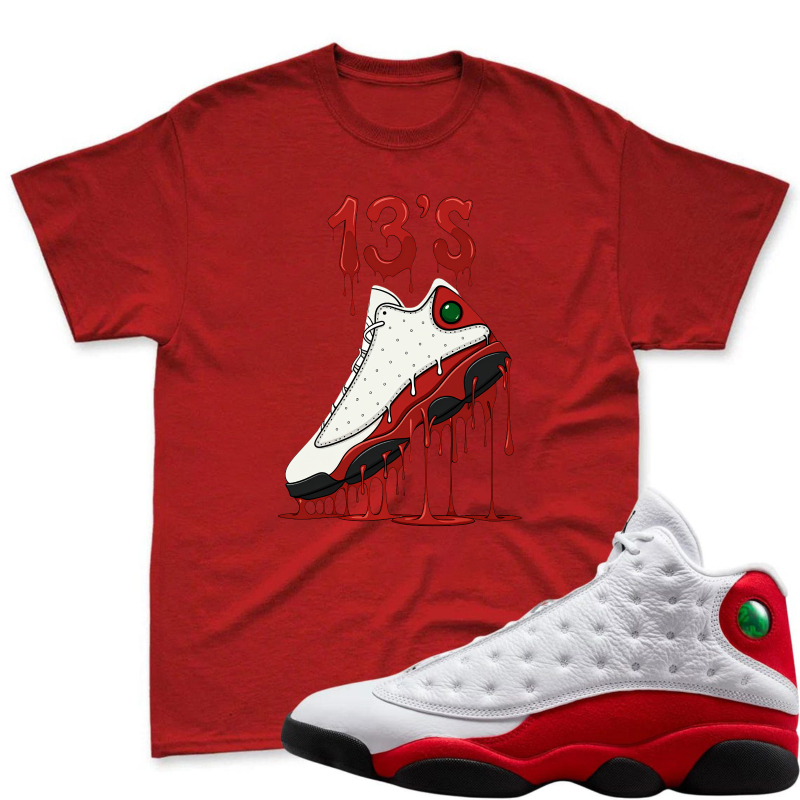Air Jordan 13 Chicago Sneaker Design Shirt To Match Air Jordan 13 Chicago - Sneaker Match Shirt