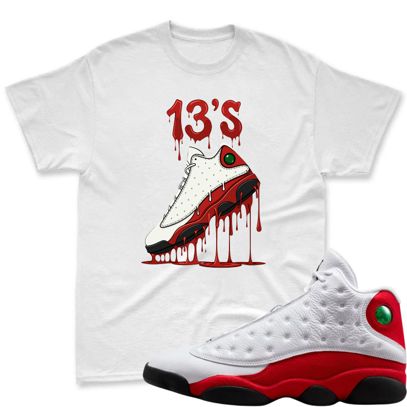 Air Jordan 13 Chicago Sneaker Design Shirt To Match Air Jordan 13 Chicago - Sneaker Match Shirt