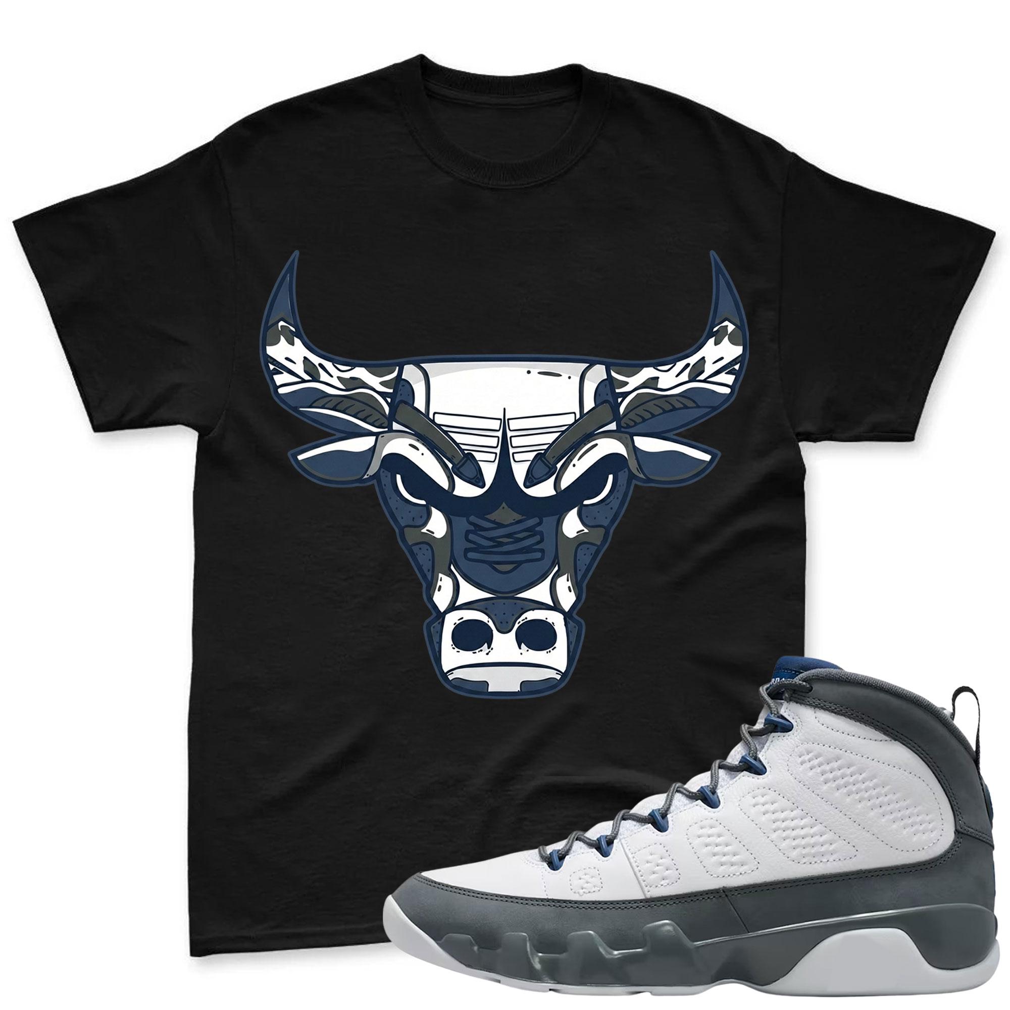 BULL! Jordan 9 Flint Grey Sneaker Mactching Shirt