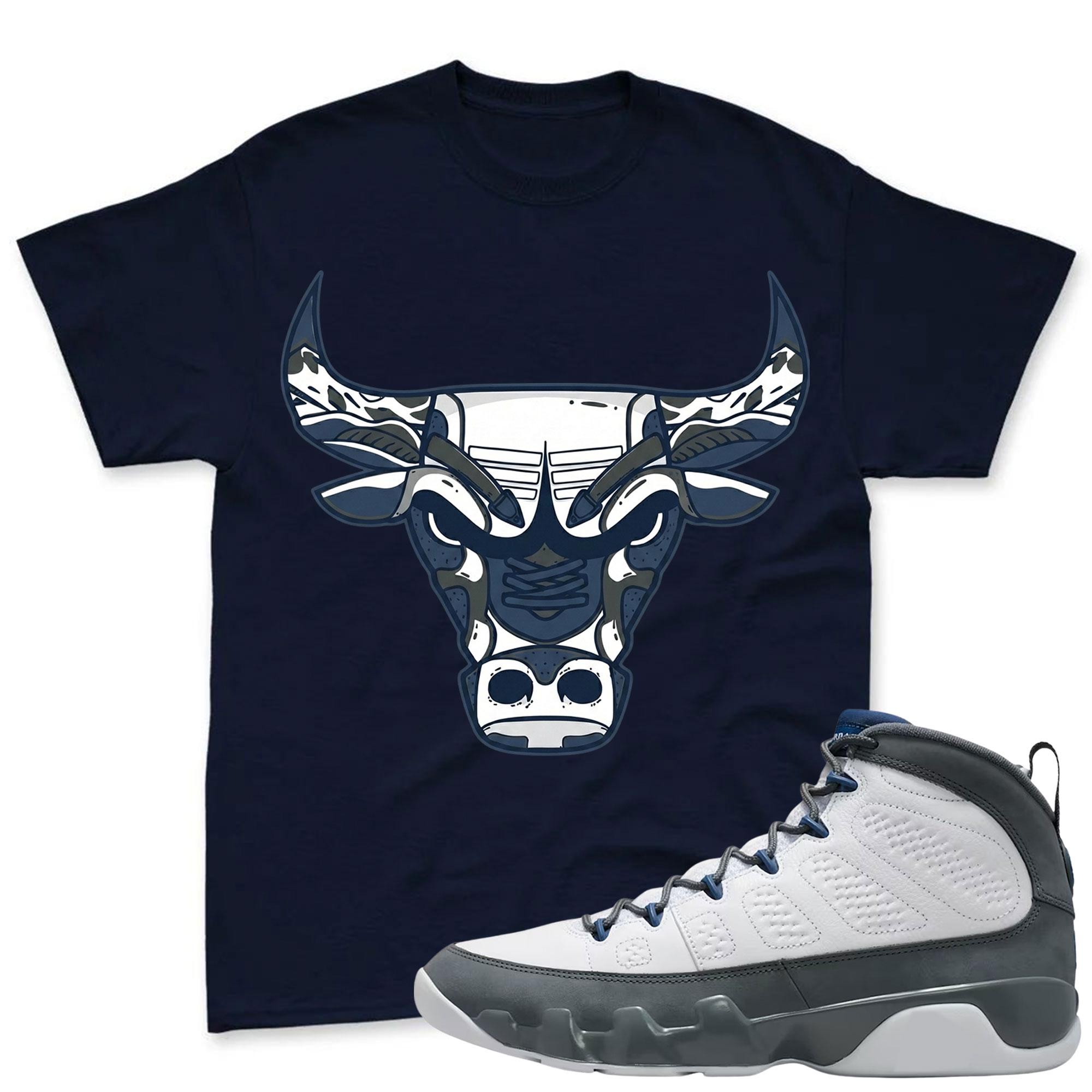 BULL! Jordan 9 Flint Grey Sneaker Mactching Shirt