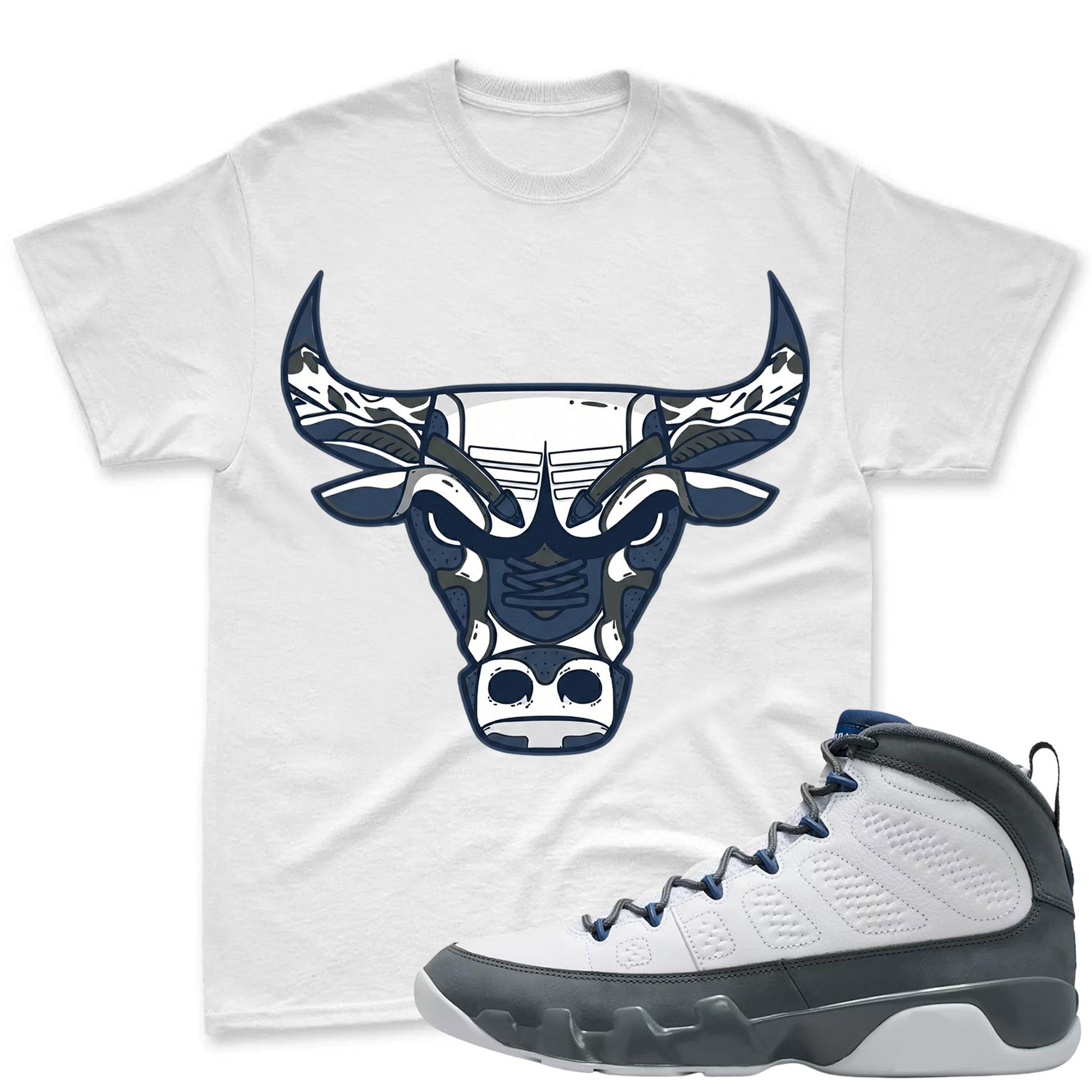 BULL! Jordan 9 Flint Grey Sneaker Mactching Shirt