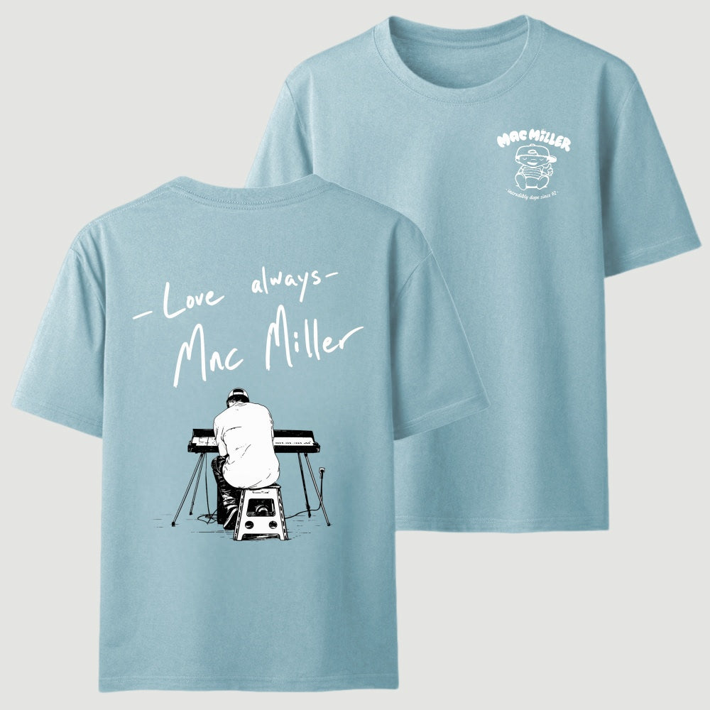 Mac Miller Love Always Vintage Hip Hop Graphic T-Shirt