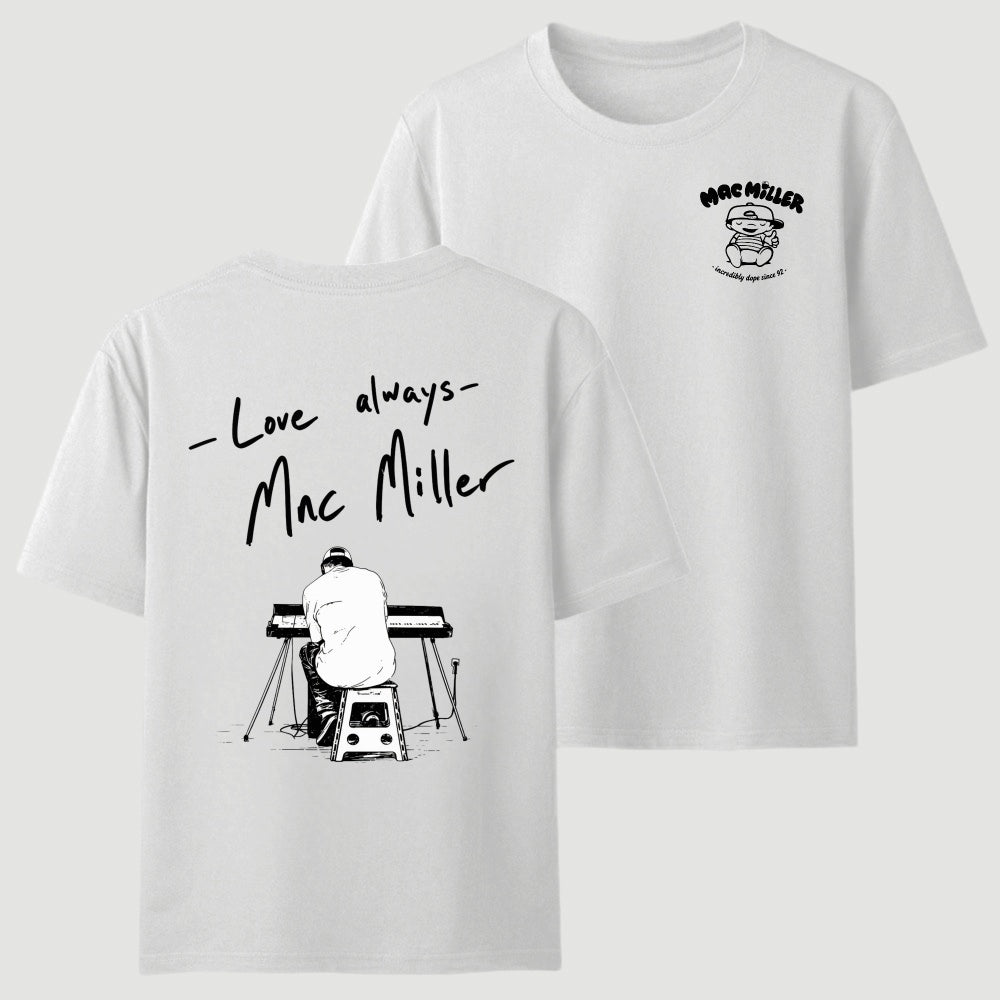 Mac Miller Love Always Vintage Hip Hop Graphic T-Shirt