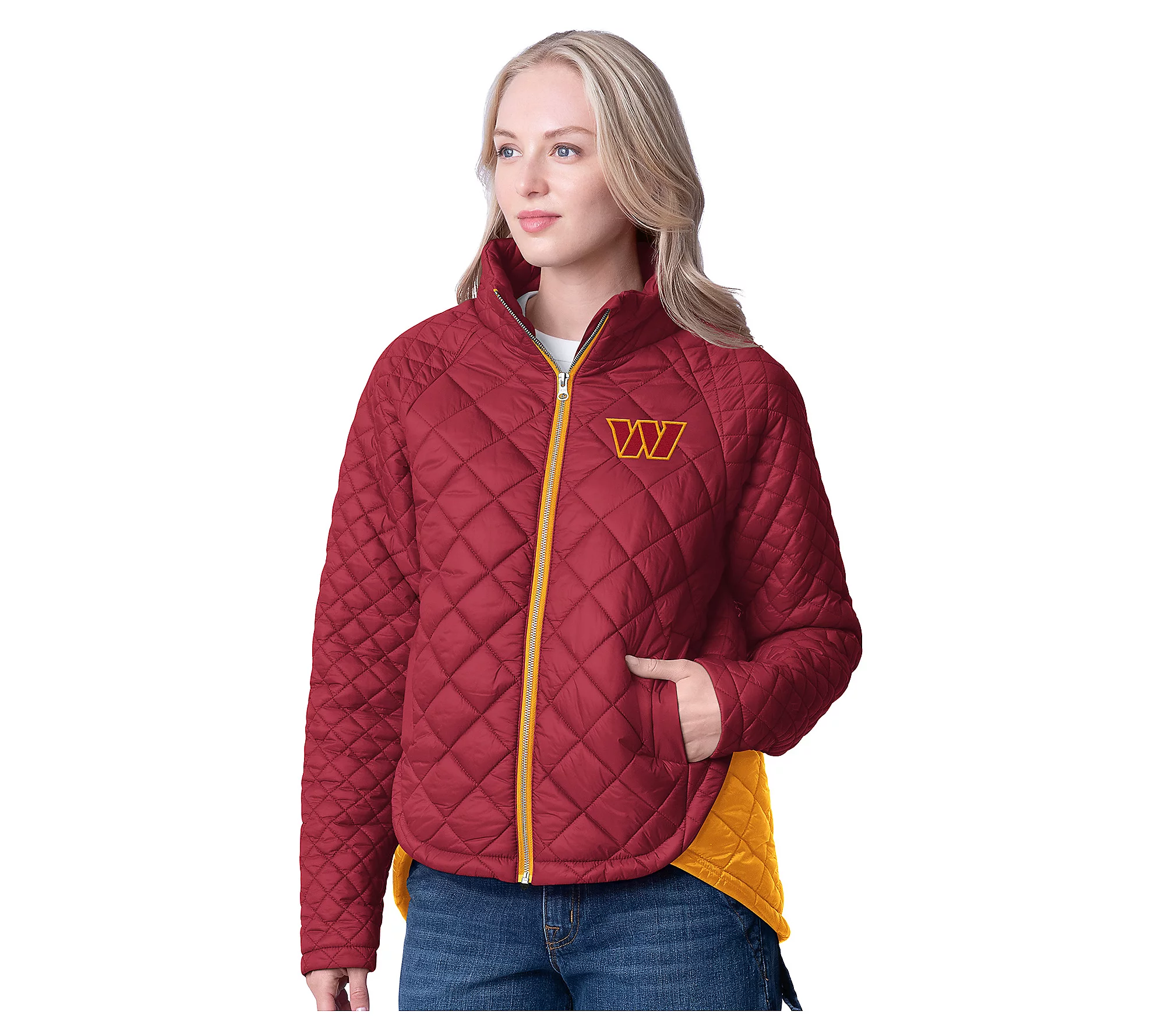 💝𝗪𝗶𝗻𝘁𝗲𝗿 𝗛𝗼𝘁 𝗦𝗮𝗹𝗲💝Buy more, save more✨NFL Women's Legendary Mixed Quilt Jacket