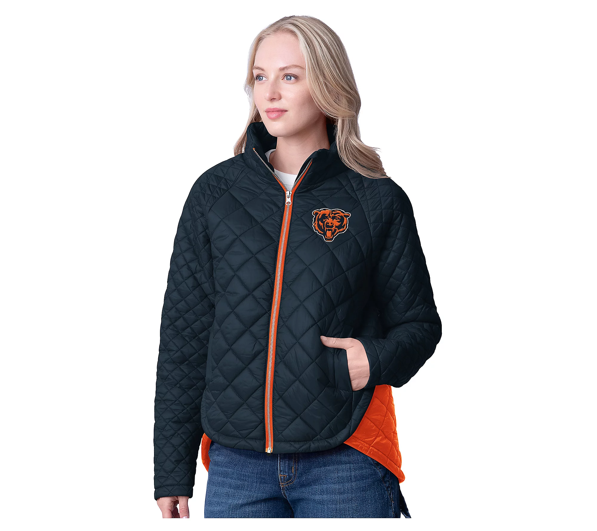 💝𝗪𝗶𝗻𝘁𝗲𝗿 𝗛𝗼𝘁 𝗦𝗮𝗹𝗲💝Buy more, save more✨NFL Women's Legendary Mixed Quilt Jacket