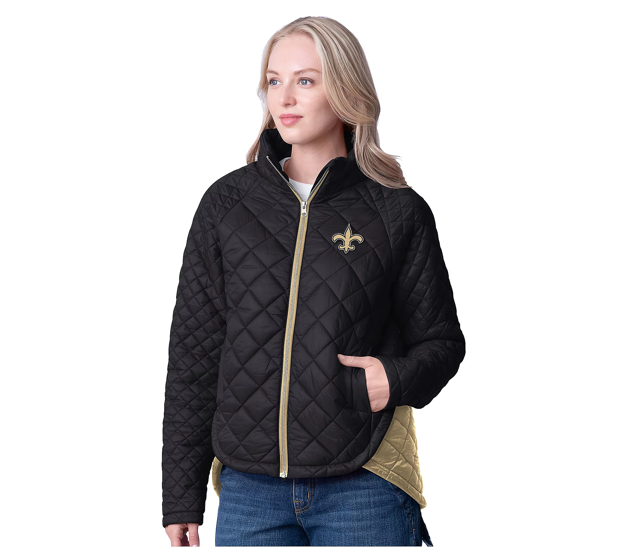 💝𝗪𝗶𝗻𝘁𝗲𝗿 𝗛𝗼𝘁 𝗦𝗮𝗹𝗲💝Buy more, save more✨NFL Women's Legendary Mixed Quilt Jacket