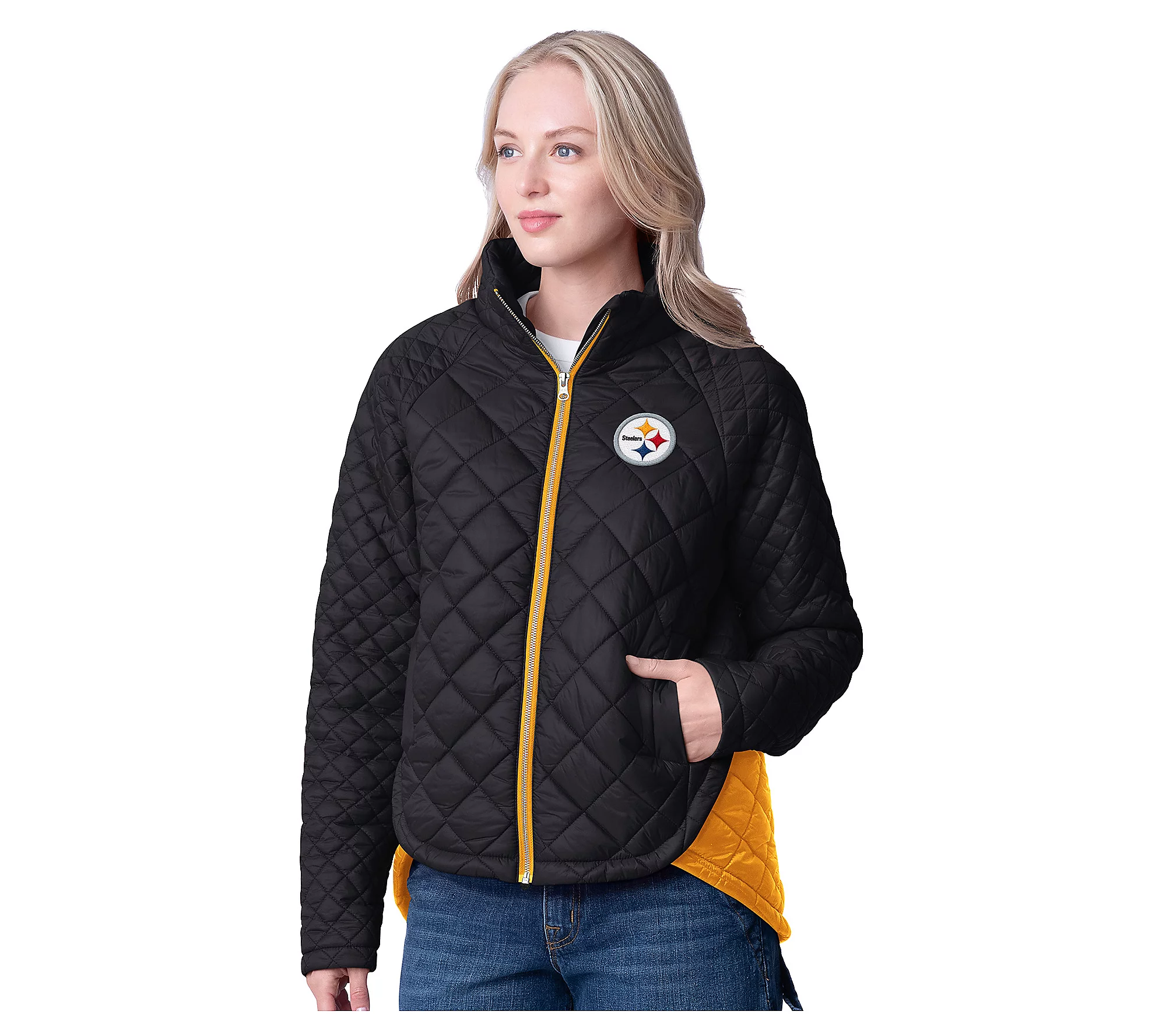 💝𝗪𝗶𝗻𝘁𝗲𝗿 𝗛𝗼𝘁 𝗦𝗮𝗹𝗲💝Buy more, save more✨NFL Women's Legendary Mixed Quilt Jacket