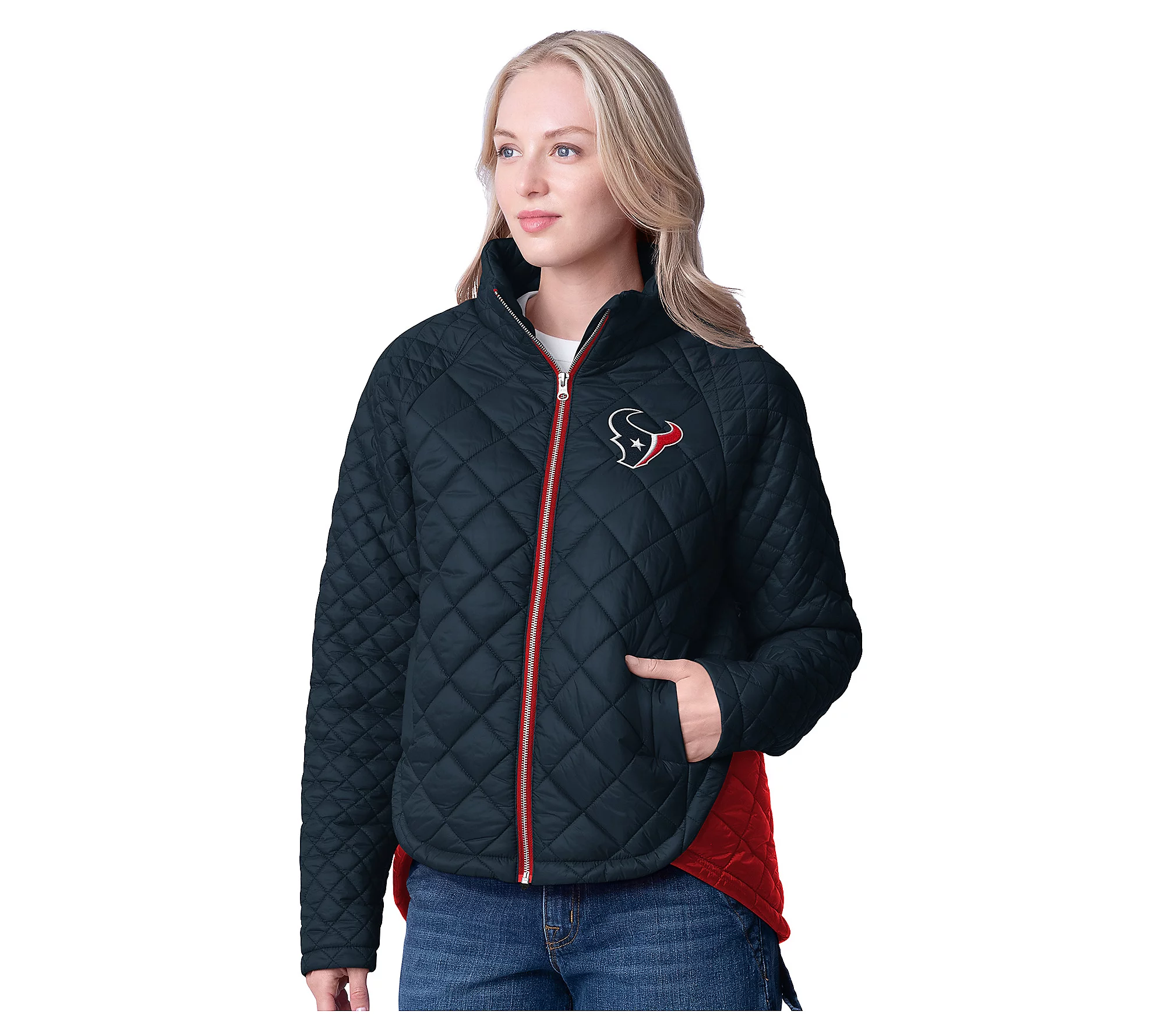 💝𝗪𝗶𝗻𝘁𝗲𝗿 𝗛𝗼𝘁 𝗦𝗮𝗹𝗲💝Buy more, save more✨NFL Women's Legendary Mixed Quilt Jacket