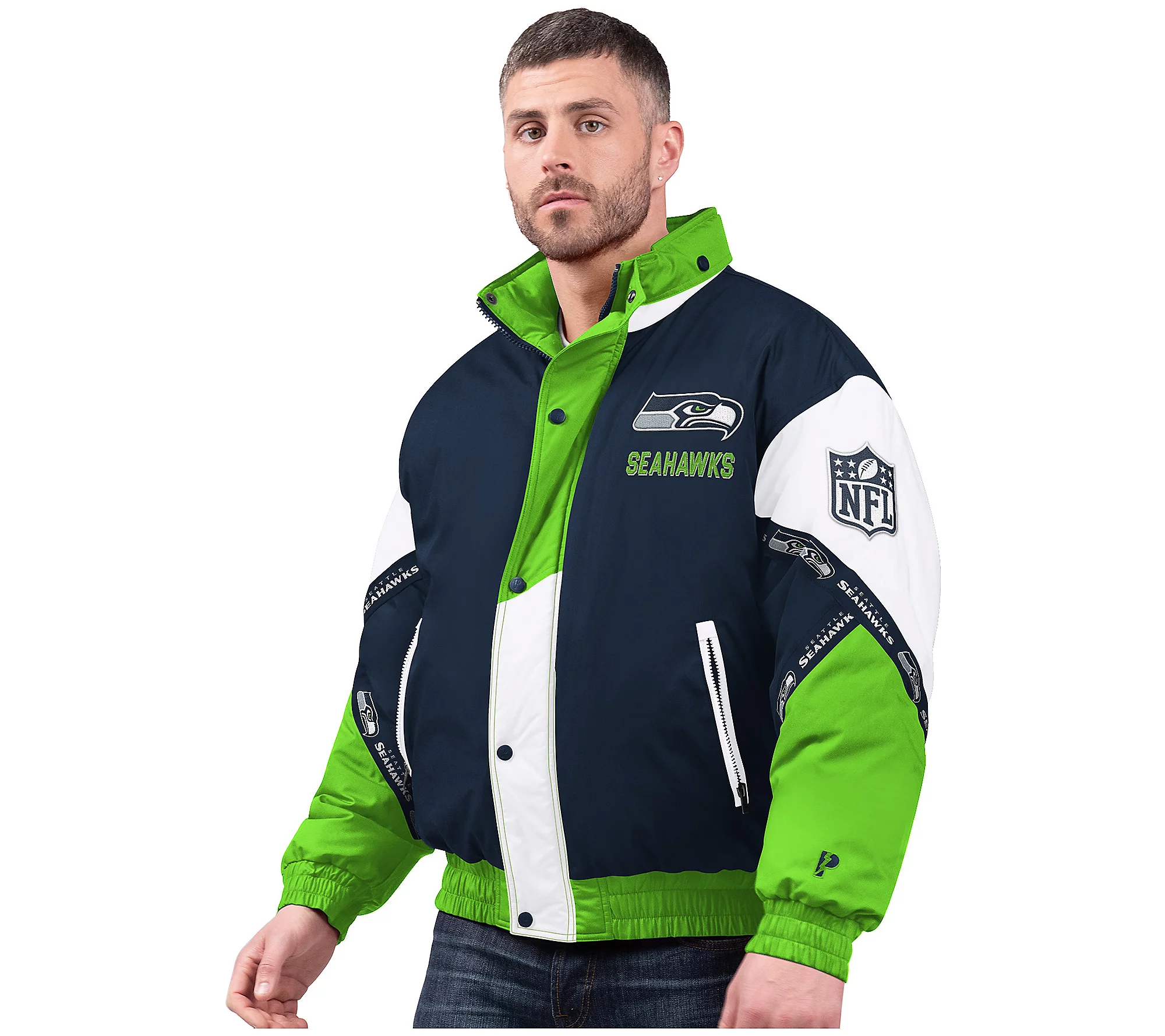 💝Last day of clearance!!💝Buy more, save more✨NFL Pro Player Iconic Heavy Weight Jacket