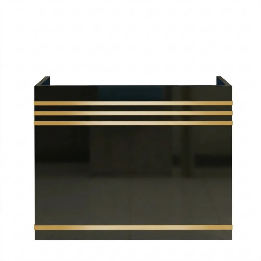 Elegante Empfangstheke mit Schubladen und Ablage