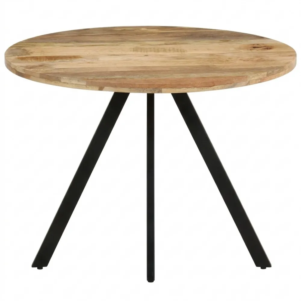 Rechteckiger Massivholztisch für Essbereich und Küche