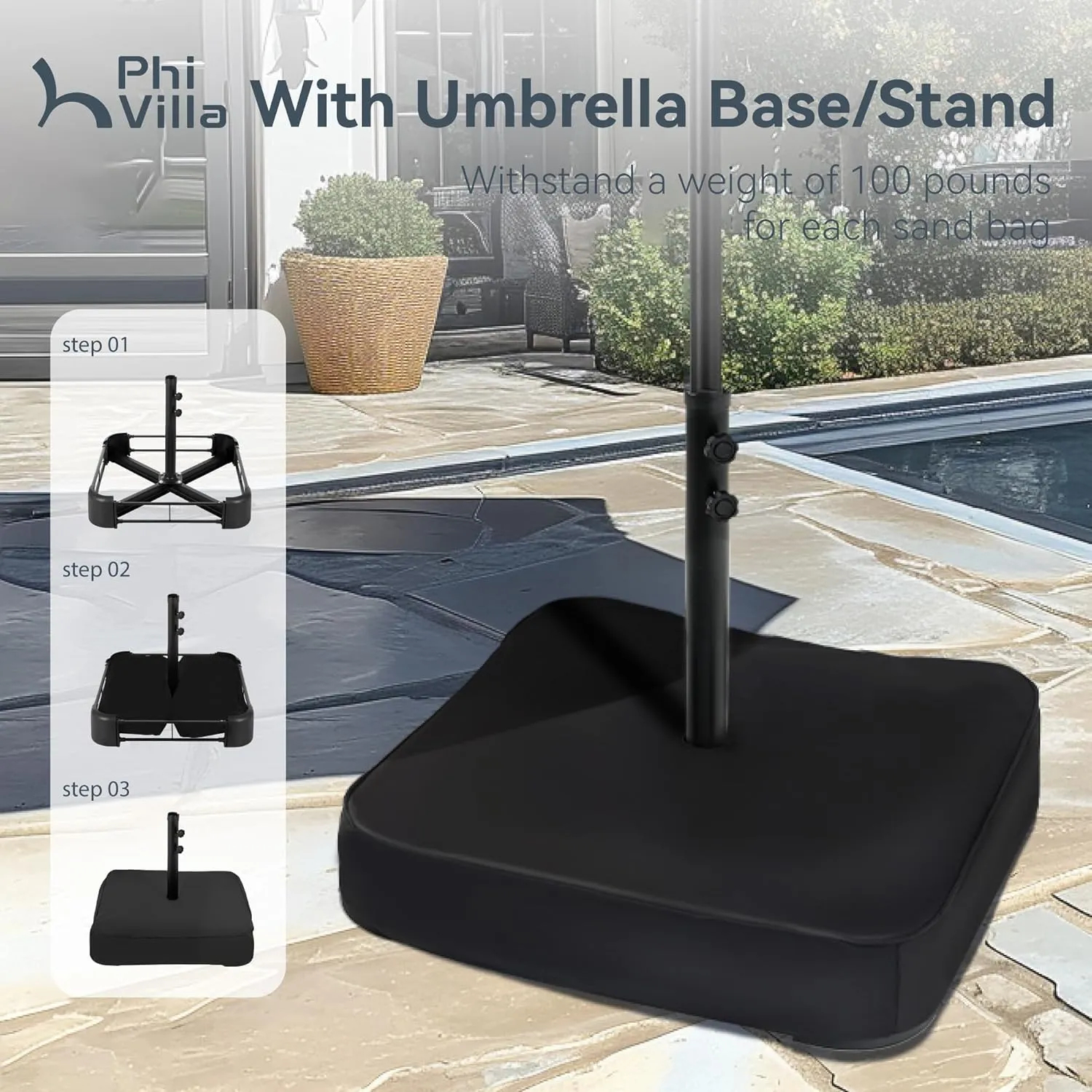 🔥Soon to Be Sold Out!!💝Buy 2 Get 2 Free💥2025 PHI VILLA 15 ft Extra Large Patio Umbrella