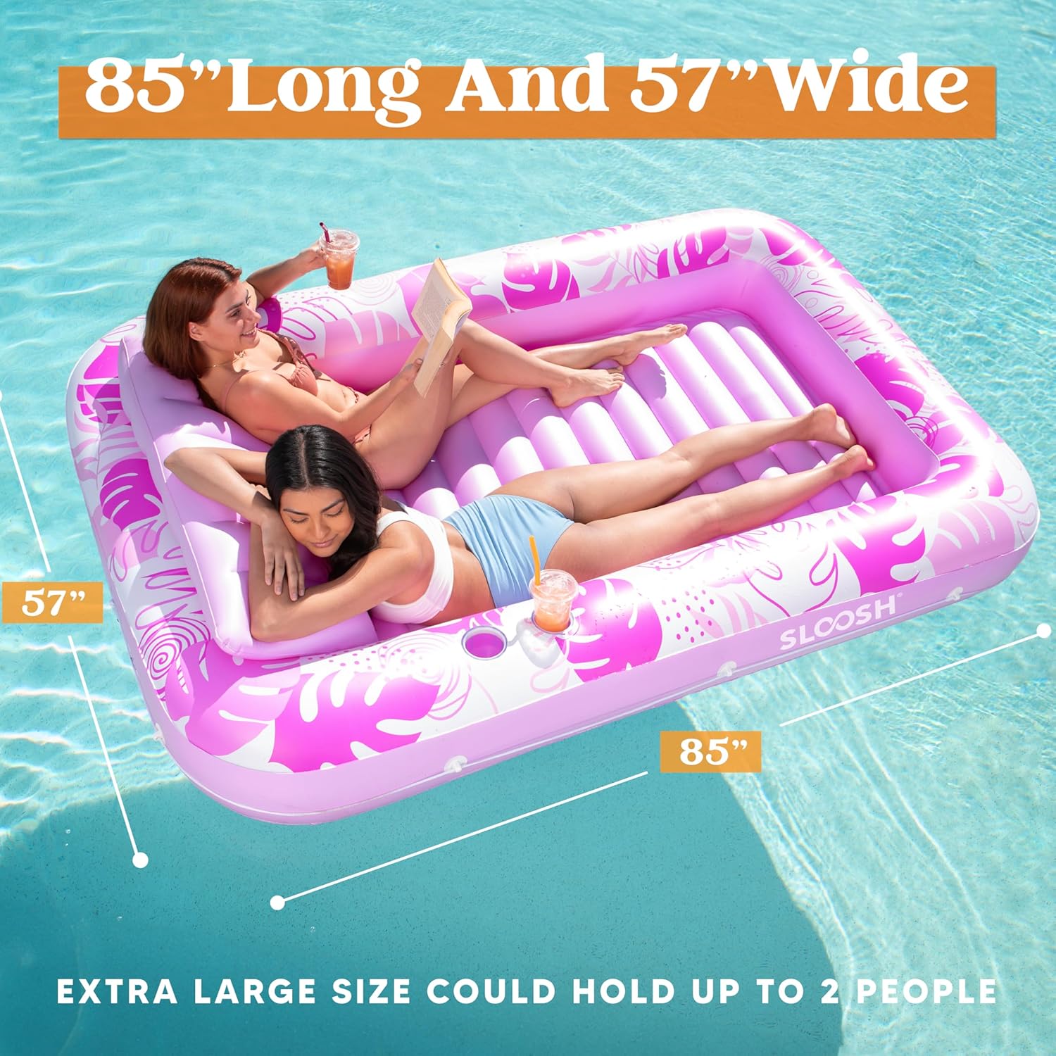 💝𝗧𝗼𝗱𝗮𝘆'𝘀 𝗦𝗽𝗲𝗰𝗶𝗮𝗹𝘀💝Buy 2 Get 2 Free🏊Inflatable Tanning Pool Lounger Float