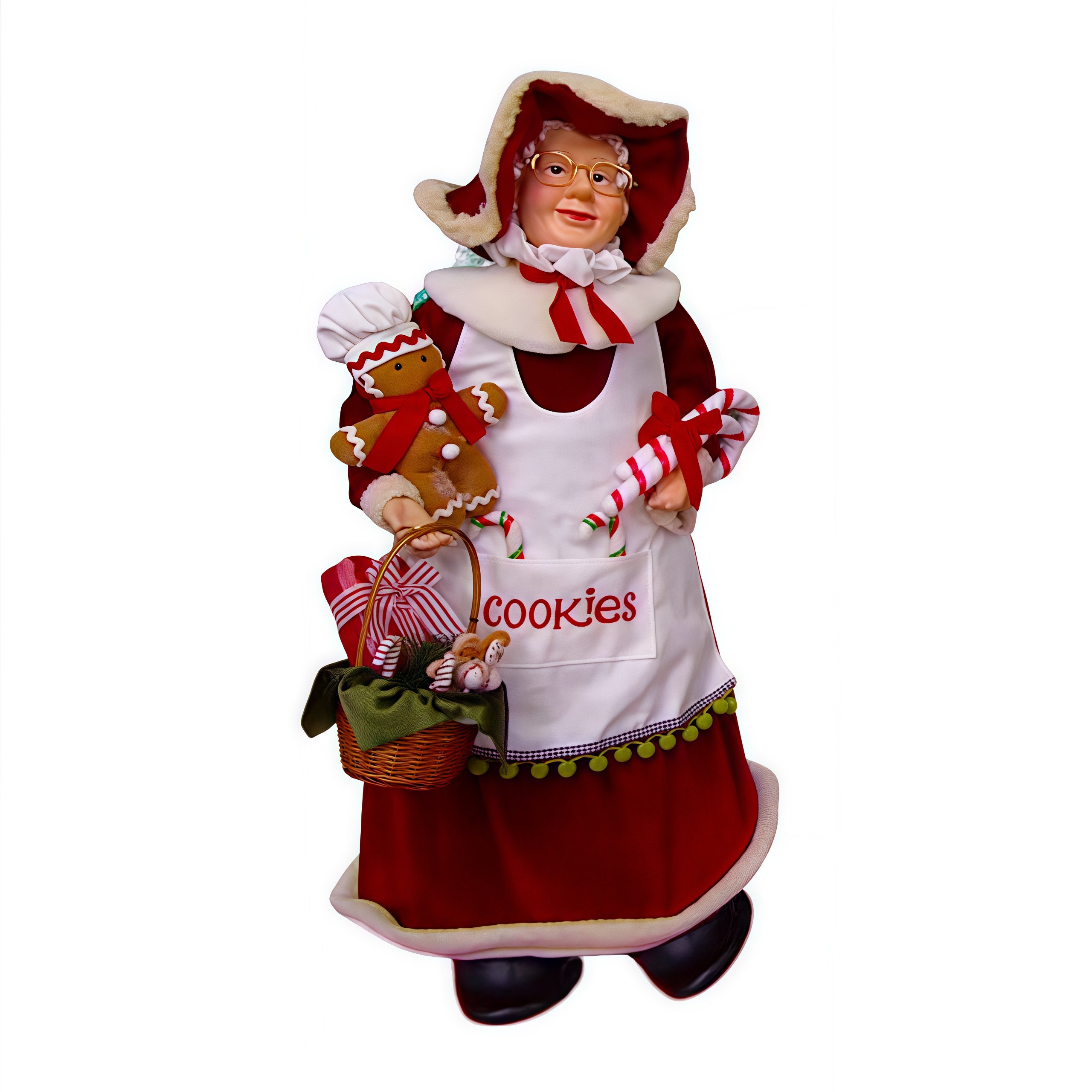 🎉Limited Time Promotion💝Buy 2 Get 2 Free💥Oversized Santa or Mrs. Claus with Holiday Treats by Valerie