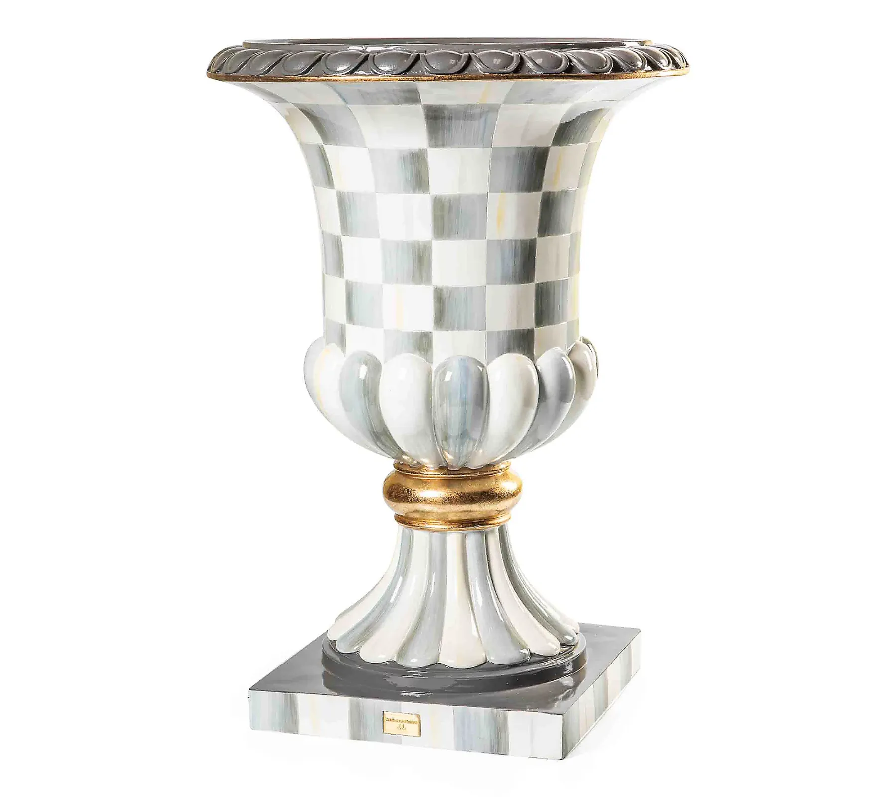 🎉Today's Special Value💝Buy 2 Get 2 Free💥MacKenzie- Childs Decorative Check and Stripe Urns