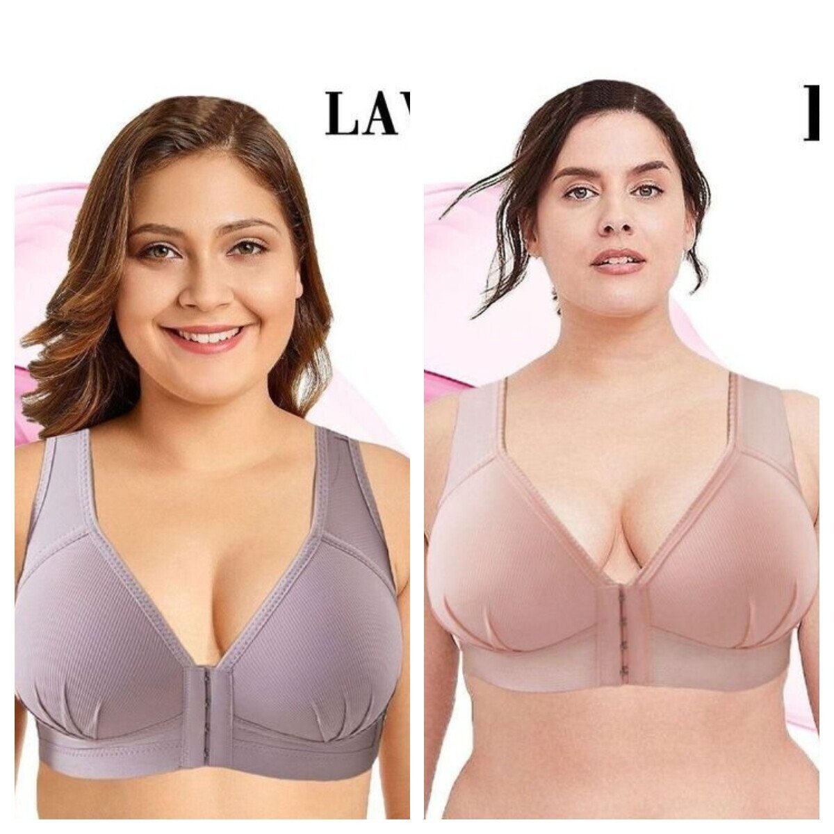👱‍♀️Plus Size Front Closure Elastic Comfort Bra(Buying 2 Free Shipping)
