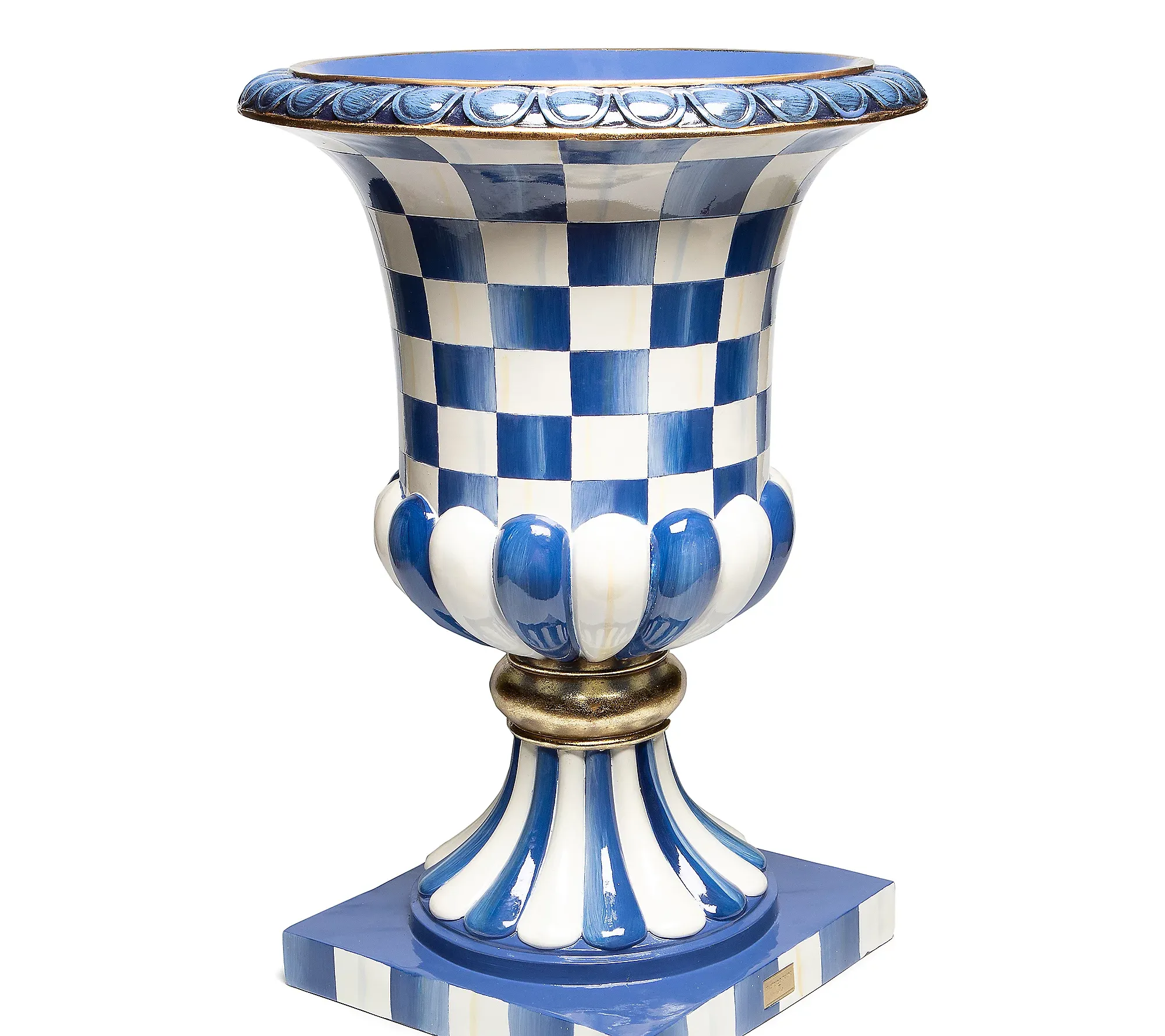 🎉Today's Special Value💝Buy 2 Get 2 Free💥MacKenzie- Childs Decorative Check and Stripe Urns