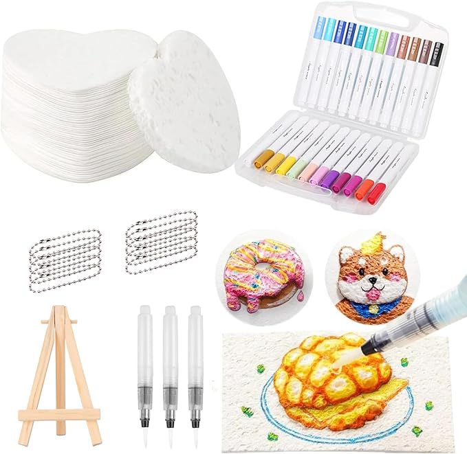 😃Great Summer Activity Idea! – Magic 3D Foam Texture Painting Kit 🎨✨