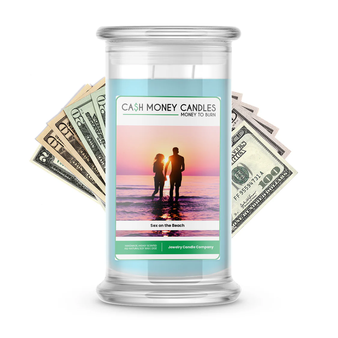✨ Light the Surprise, Win the Cash! 💰 Handcrafted Scented Candle with Real Money Inside – Win up to $2,500! 💵