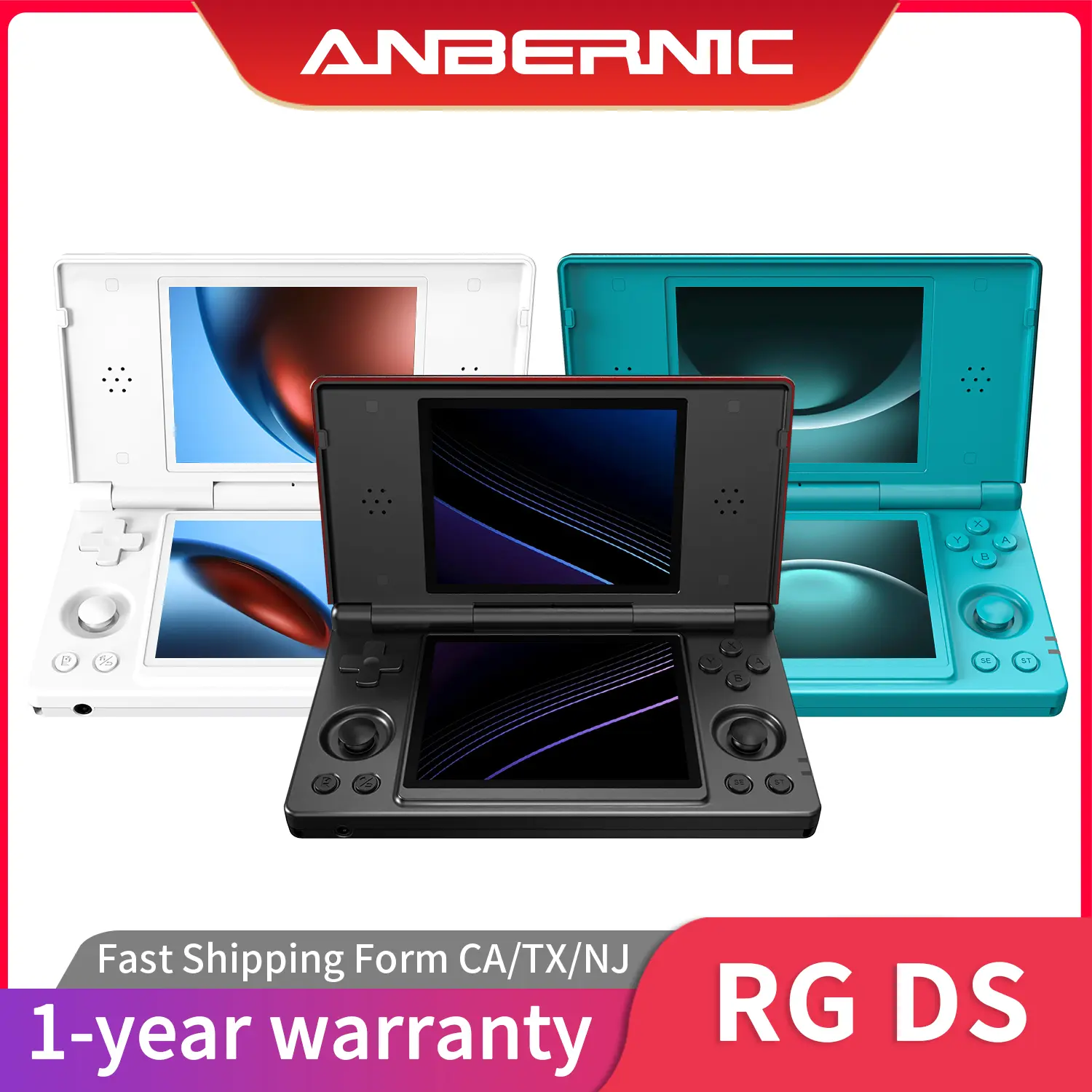 ANBERNIC RG DS Handheld Game Consoles RGDS Retro Gaming Console