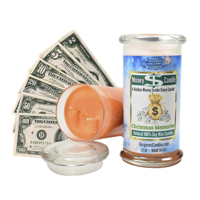 💝Christmas carnival!!💝Last Day For Clearance✨Merry Christmas Ya Grinch Cash Money Candle