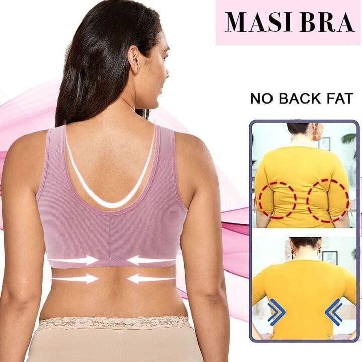 👱‍♀️Plus Size Front Closure Elastic Comfort Bra(Buying 2 Free Shipping)