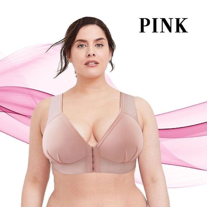 👱‍♀️Plus Size Front Closure Elastic Comfort Bra(Buying 2 Free Shipping)