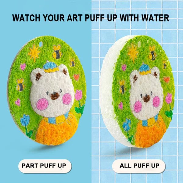 😃Great Summer Activity Idea! – Magic 3D Foam Texture Painting Kit 🎨✨
