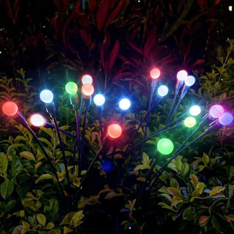 Christmas promotion🔥 IP65 Waterproof Solar Powered Firefly Garden Light(Buy 6 Free Shipping)
