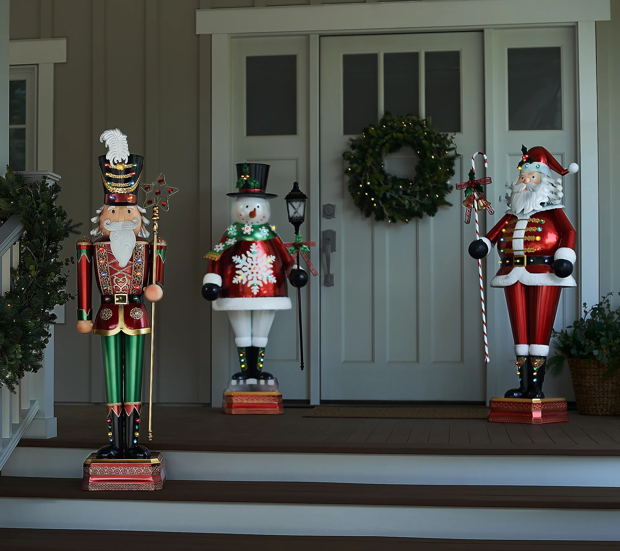 🎉Soon to be sold out!!💝Buy 2 Get 2 Free💥Kringle Express Indoor/Outdoor Extra-Large Light-Up Figure Decor