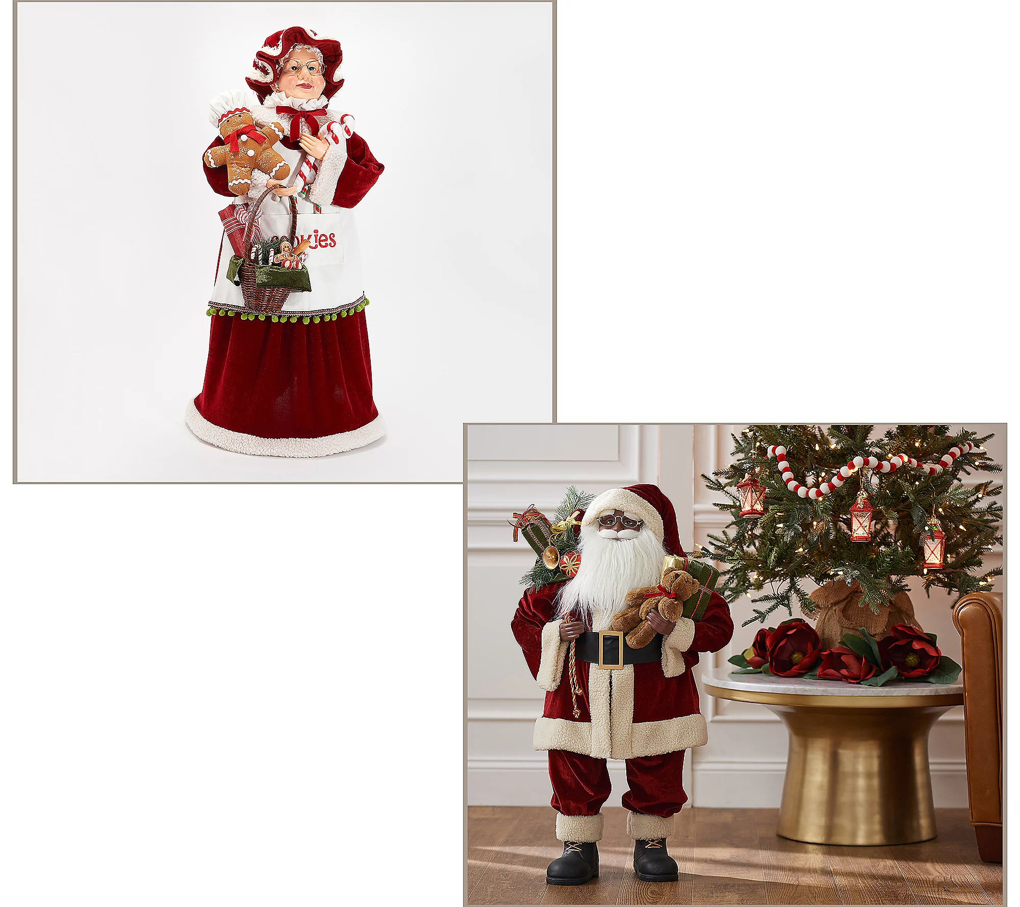 🎉Limited Time Promotion💝Buy 2 Get 2 Free💥Oversized Santa or Mrs. Claus with Holiday Treats by Valerie