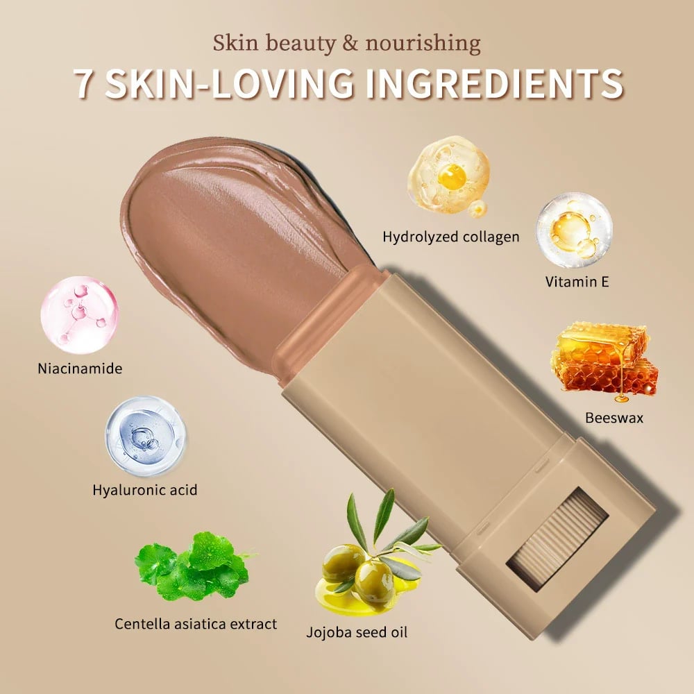 Last Day Sale - 49% OFF🔥Long-lasting Moisturizing Solid Foundation