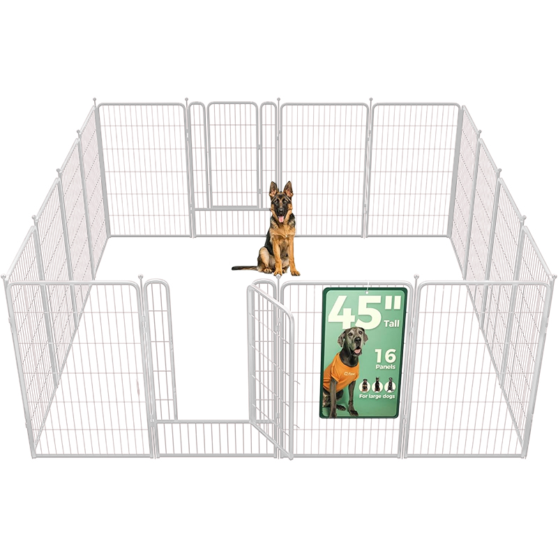 🎉Today's Special Value💝Buy 2 Get 30% Off💥FXW Garden Fence 16 Pieces Decorative Outdoor Dog Fence for Yard - Heavy Duty Metal Animal Barrier