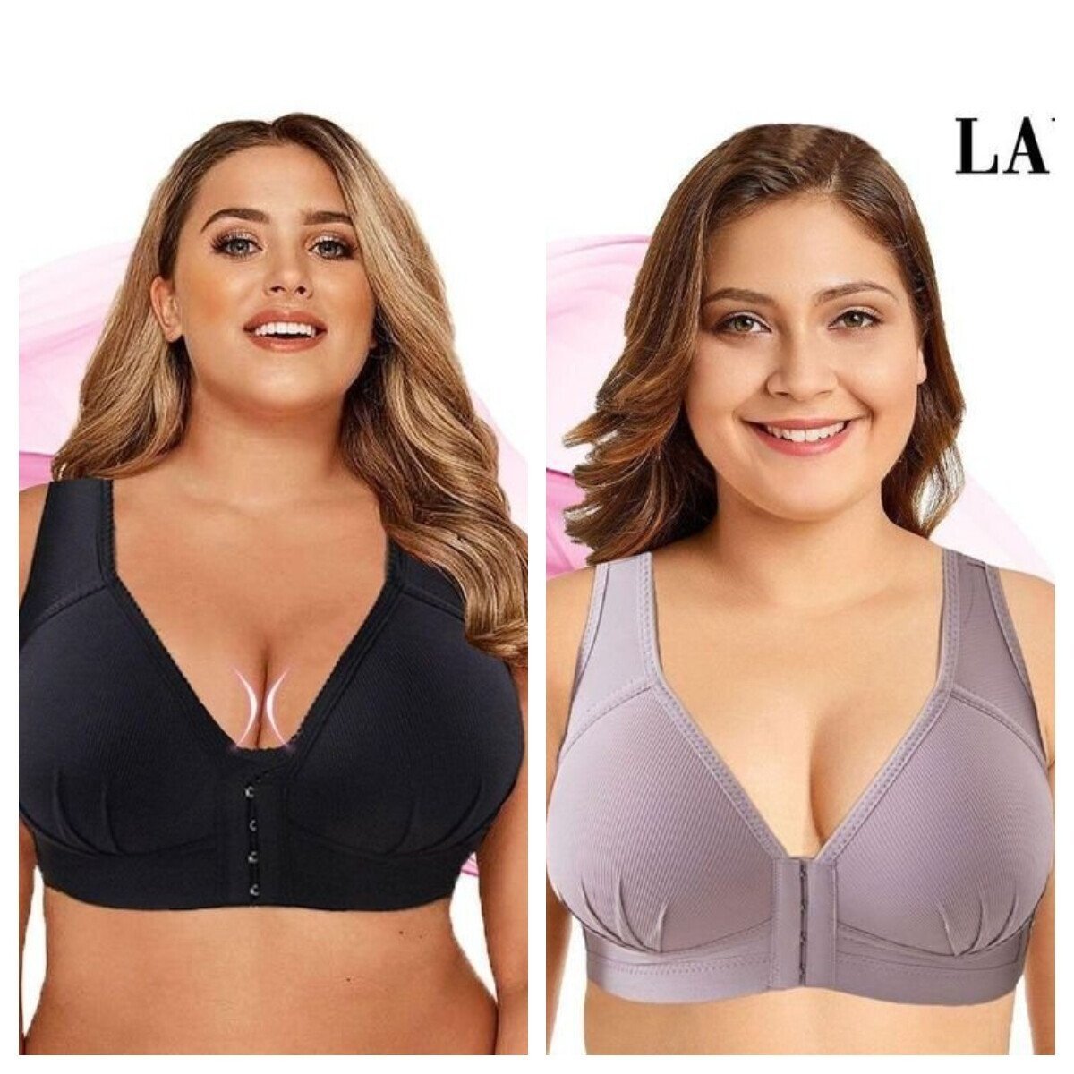 👱‍♀️Plus Size Front Closure Elastic Comfort Bra(Buying 2 Free Shipping)